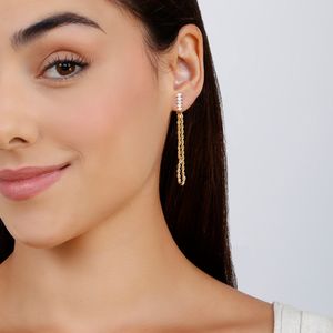 Ear Jacket de Cordão Baiano
