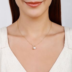 Colar com Pingente de Pérola