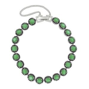 Pulseira Trabalhada com Pedras de Vidro