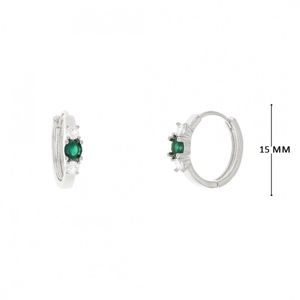 Mini Argola com Zircônias