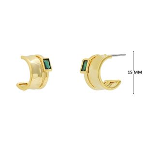 Mini Argola com Zircônia