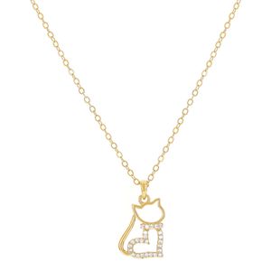 Colar com Pingente de "Gato"