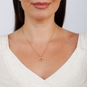 Colar com Pingente de Coração