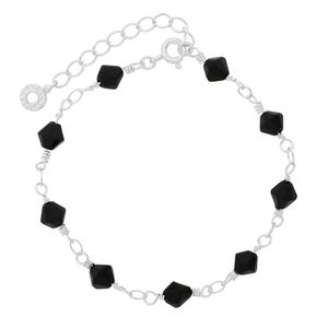 Pulseira com Pedras de Vidro