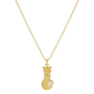 Colar com Pingente "Gato"