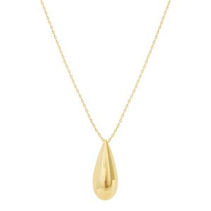Colar com Pingente Gota