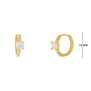 Mini Argola com Zircônias