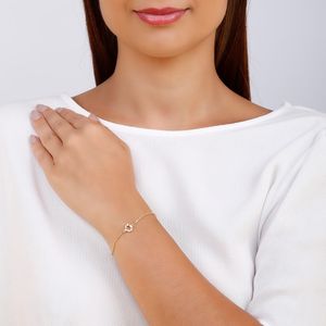 Pulseira com Detalhe em Zircônias