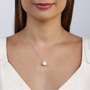 Colar com Pingente em Zircônia