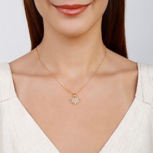 Colar com Pingente de Coração