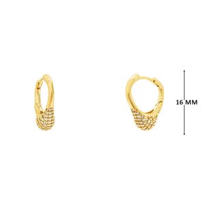 Mini Argola com Zircônias