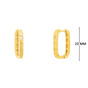 Mini Argola com Zircônias
