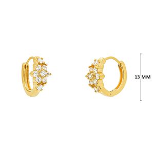 Mini Argola com Zircônias