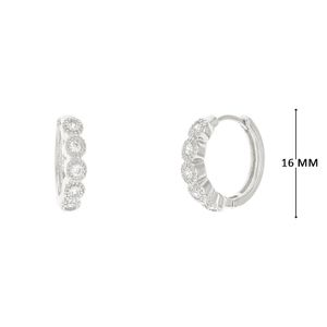 Mini Argola com Zircônias