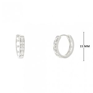 Mini Argola com Zircônias