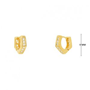 Mini Argola com Zircônias