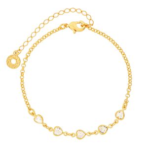 Pulseira com Corações