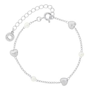 Pulseira com Corações