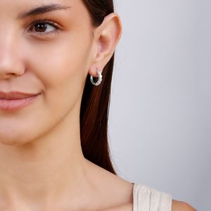 Mini Argola com Zircônias