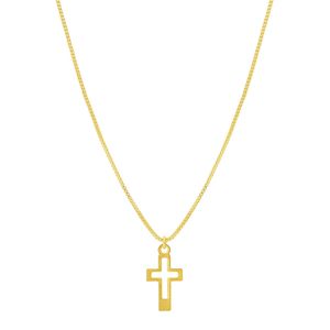 Colar com Pingente de Crucifixo
