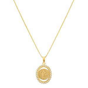 Colar com Medalha de São Bento