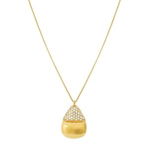 Colar com Pingente Gota