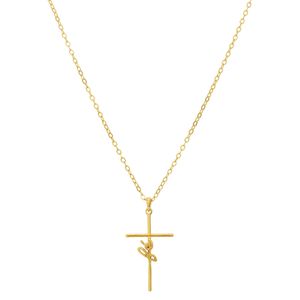 Colar com Pingente de Crucifixo