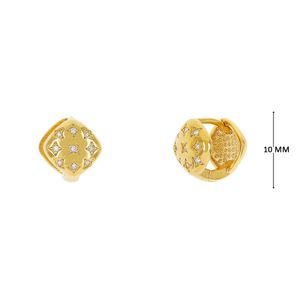 Mini Argola com Zircônias
