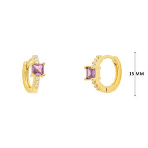 Mini Argola com Zircônias