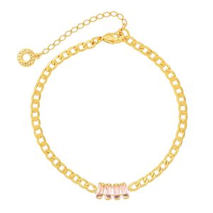 Pulseira com Pedras Cristal