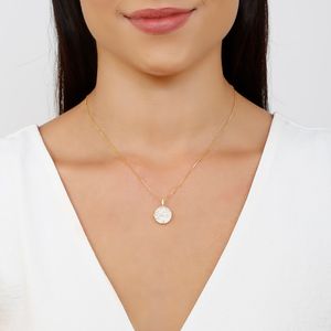 Colar com Pingente de Madrepérola