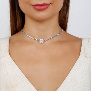 Gargantilha com Zircônia