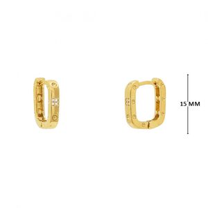 Mini Argola com Zircônias