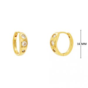 Mini Argola com Zircônias