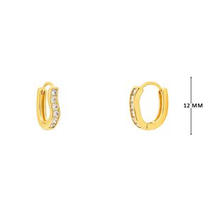 Mini Argola com Zircônias