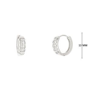 Mini Argola com Zircônias