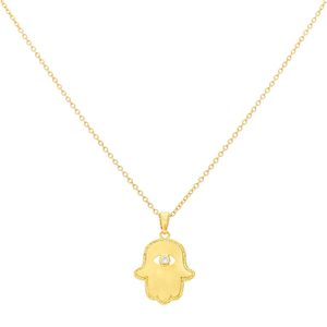 Colar com Pingente Mão de Fátima
