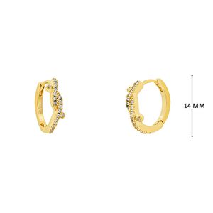 Mini Argola com Zircônias