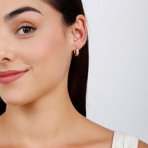 Mini Argola com Zircônias