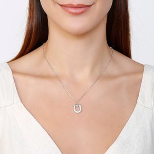 Colar com Pingente de Ferradura