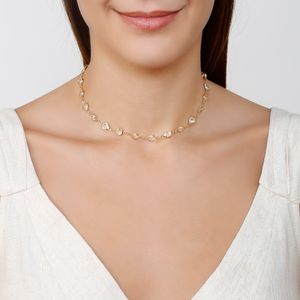 Gargantilha com Pedras de Vidro