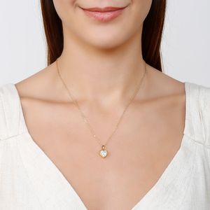 Colar com Pingente de Coração