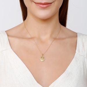Colar com Pingente Mão de Fátima