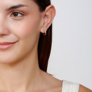 Mini Argola com Zircônias