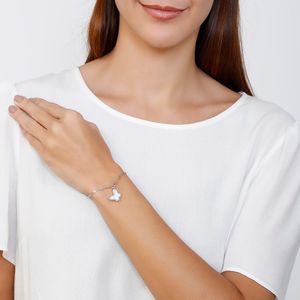 Pulseira com Pingente de Borboleta