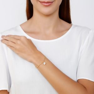 Pulseira com Pingente de Coração