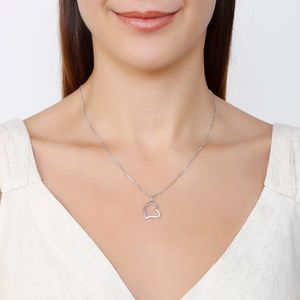 Colar com Pingente de Coração