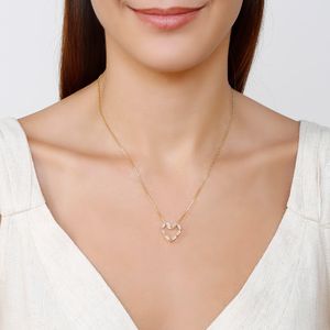 Colar com Pingente de Coração