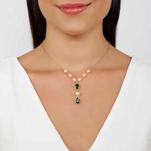 Gravatinha com Pérolas