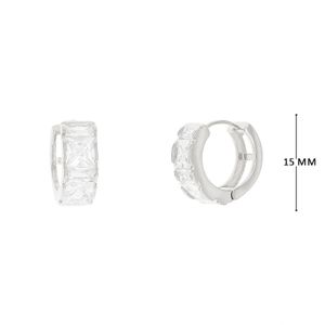 Mini Argola com Zircônias